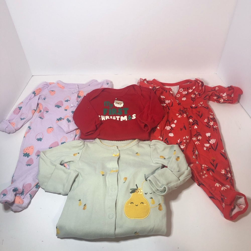 Carter’s Baby Clothes Bundle 4 Pack NB (Newborn)